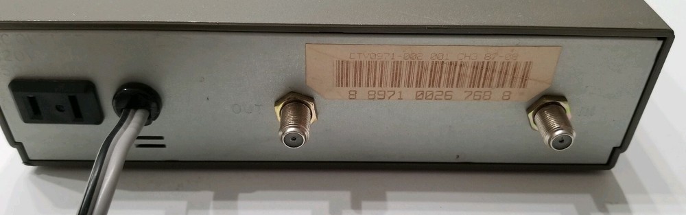 Only One Oak Micro 550 CATV Converter Model. Japan. Electronic Vtg Tool Device