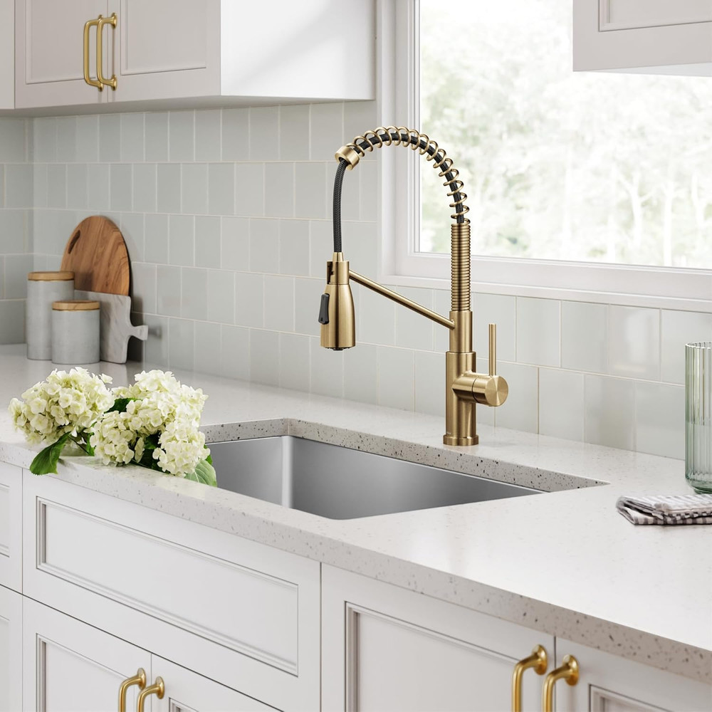 Coda Commercial Style 2-Function Single Handle Pull down Kitchen Faucet in Chrom