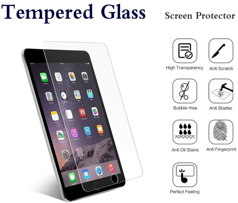 High Premium Tempered Clear Glass Screen Protector For Apple iPad Mini 1/2/3
