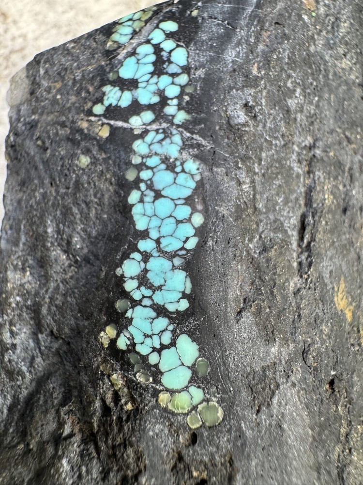 Excellent hubei Cloud mountain turquoise beautiful color and pattern