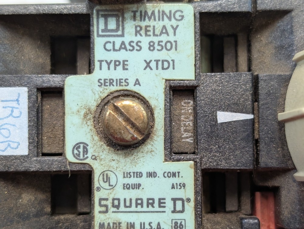 SQUARE D 8501-XTD1 TIMER ATTACHMENT
