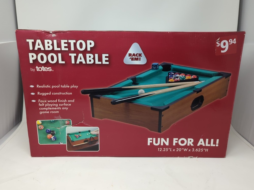 Totes The Tabletop Pool Never Used Complete