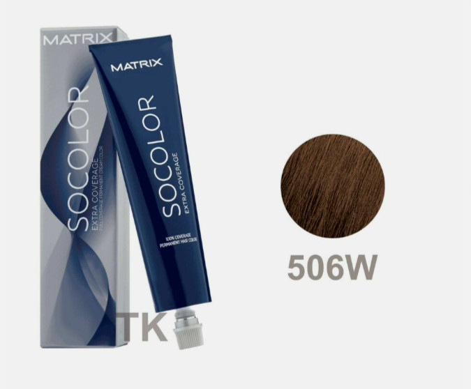 Matrix SoColor Beauty Extra Coverage Color 3oz 506W LT Warm Brown