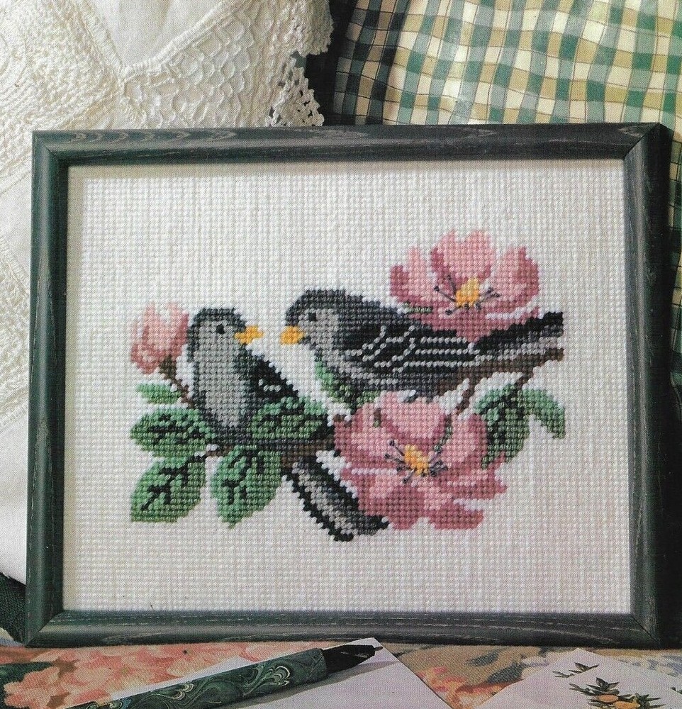 MOCKINGBIRD GREETINGS PICTURE HOME DECOR PLASTIC CANVAS PATTERN INSTRUCTIONS