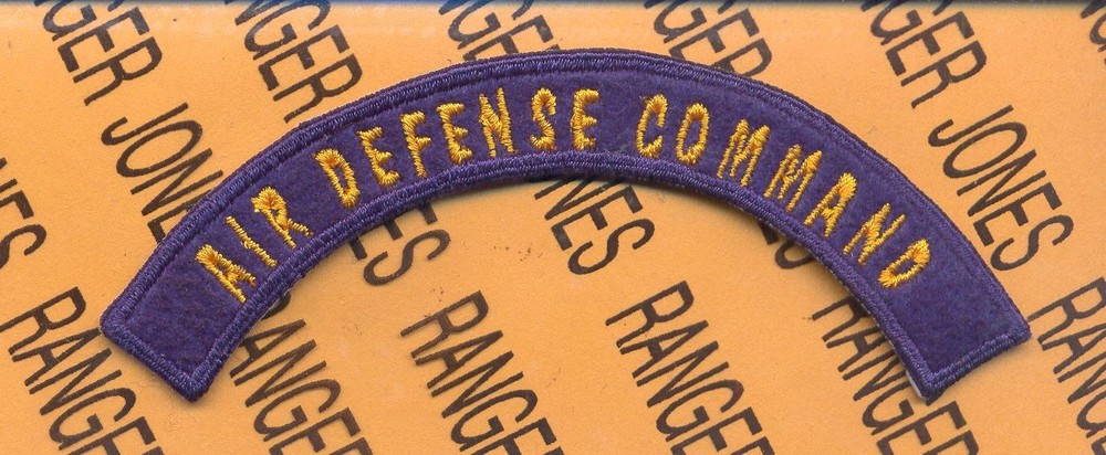 USAAF Army Air Force AIR DEFENSE COMMAND ADC tab arc patch