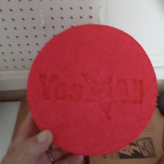 Firm Foam Body Massager-14in-Red-pre-owned