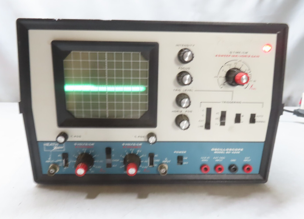 Vintage Heathkit Oscilloscope  Model SO-4205 Powers On