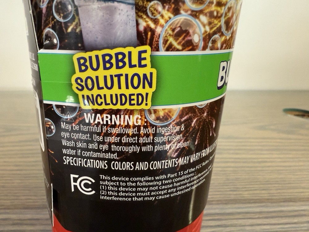 Maxx Bubble Fireworks Bubble Machine
