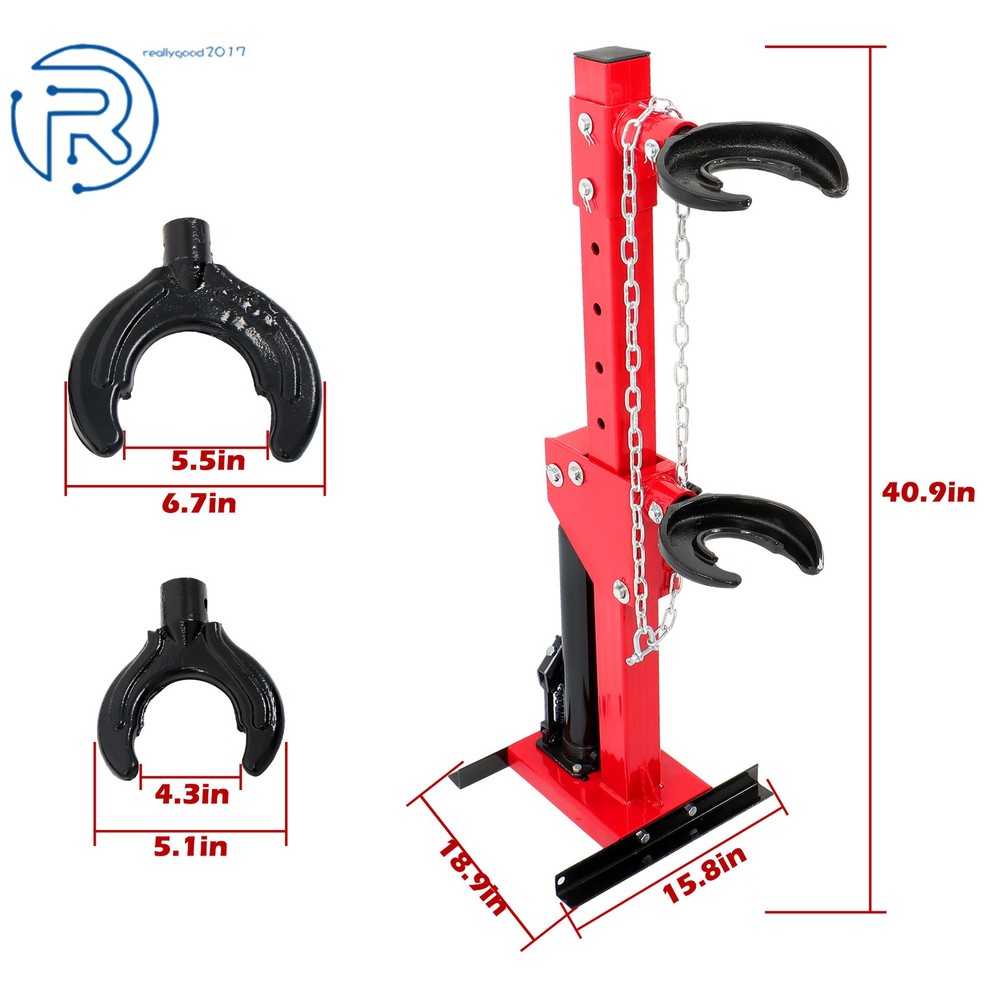 Coil Spring Compressor 4.5T Auto Strut Hydraulic Compressor Removing Tool Red