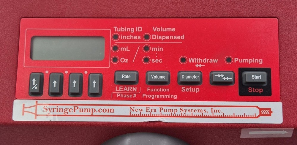 New Era Pump Systems 9000 Syringe Pump 24VDC