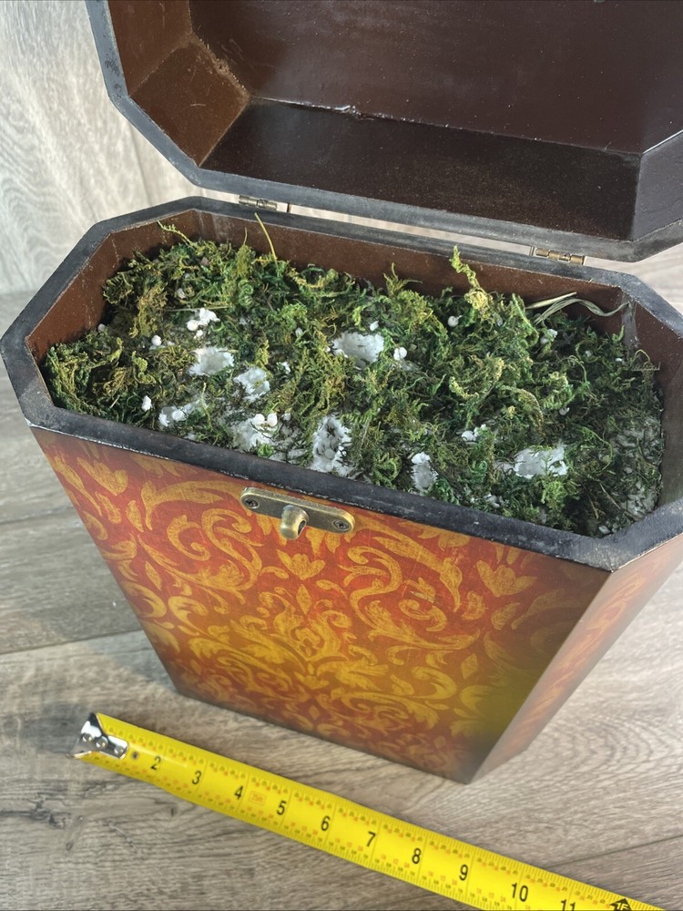 Wood Display Box, Keepsake Decorative Box, Flower Display Box, Home Decor