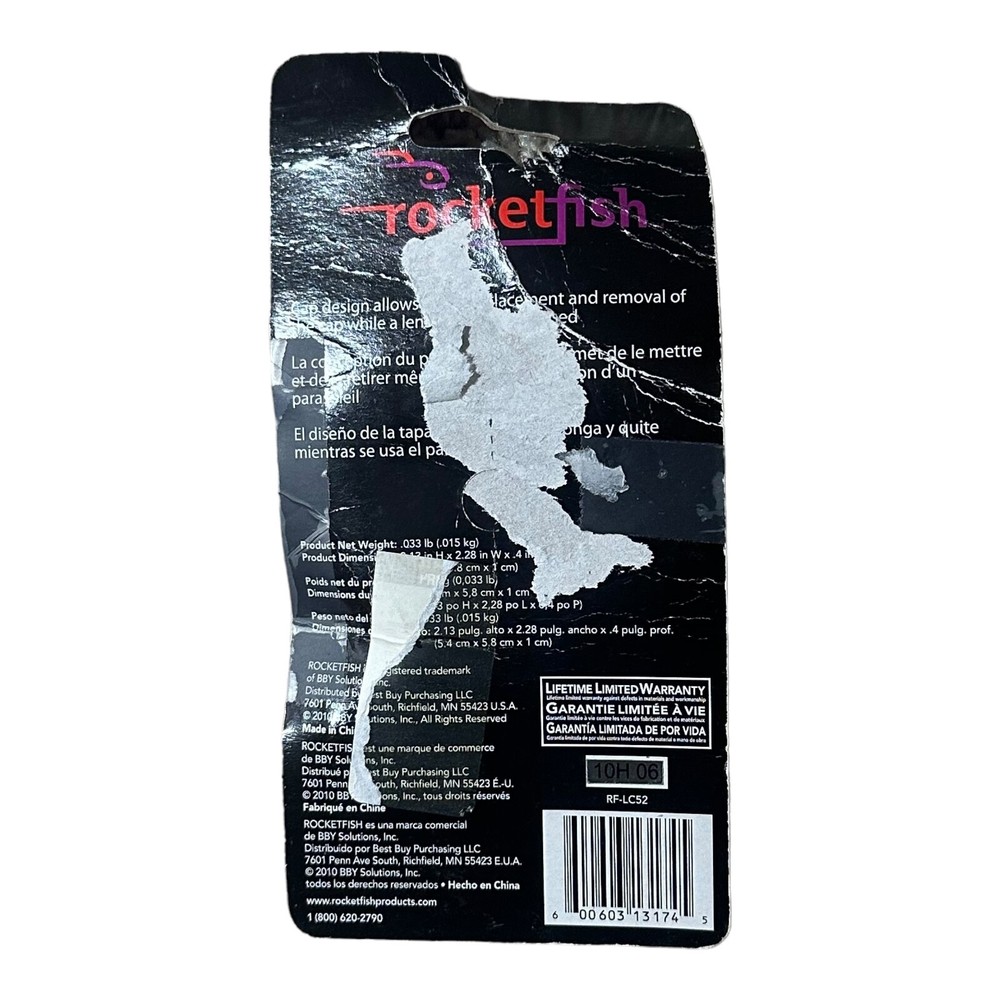 Rocketfish 52mm Lens Cap RF-LC52