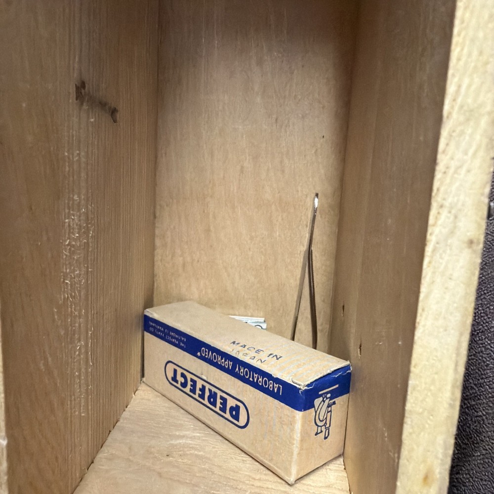 Vintage Precision Optical Co. Microscope model 300 P With Box & Slides Wow Nice