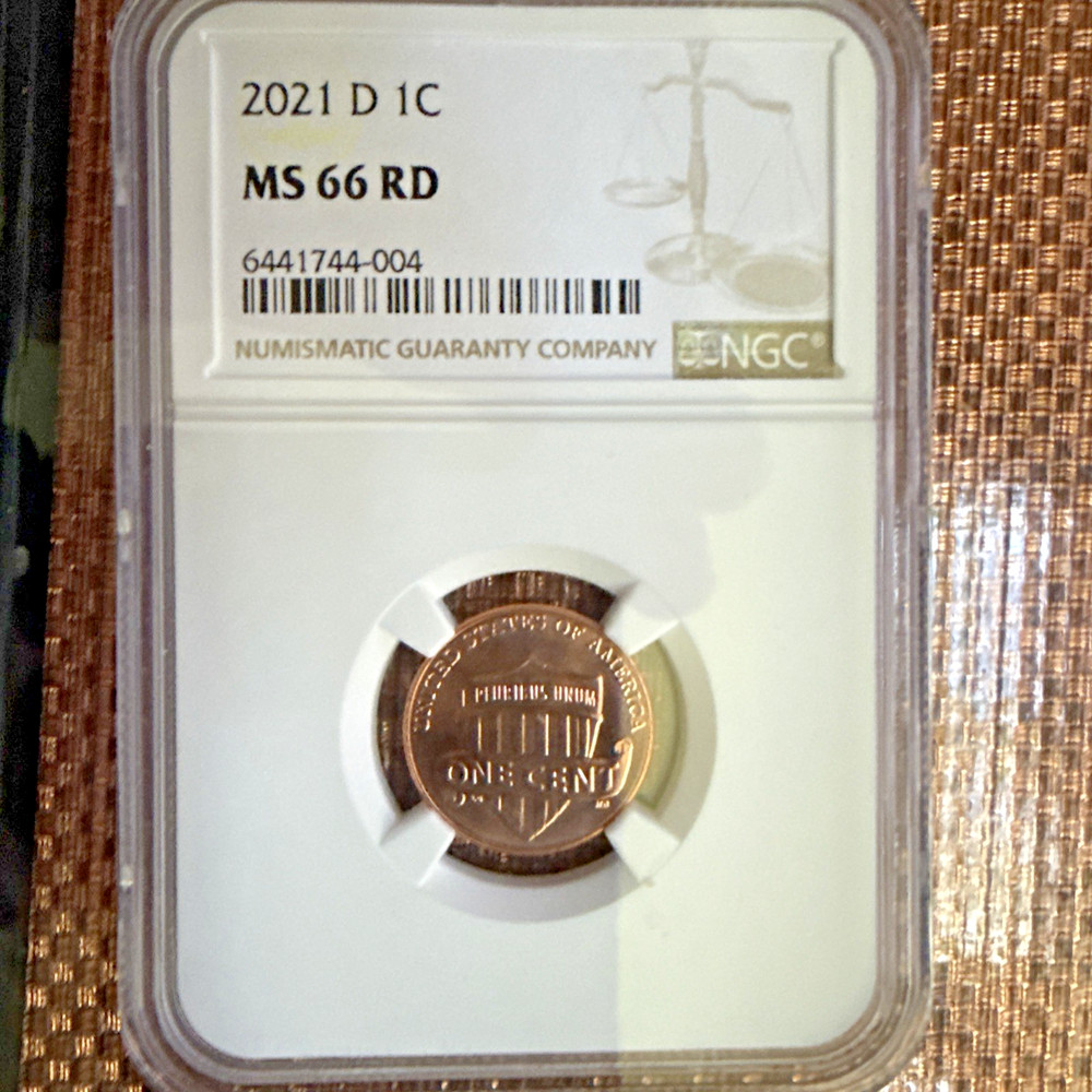 2021 D Lincoln Cent - NGC MS 66 RD