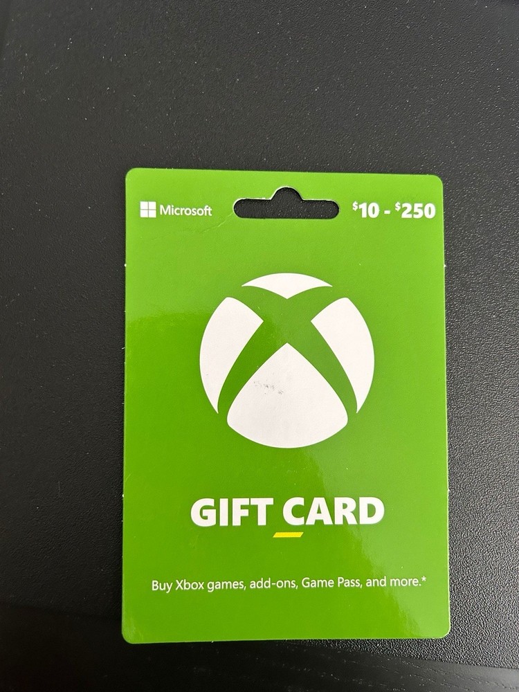 Microsoft - Xbox $250 gift card Unused