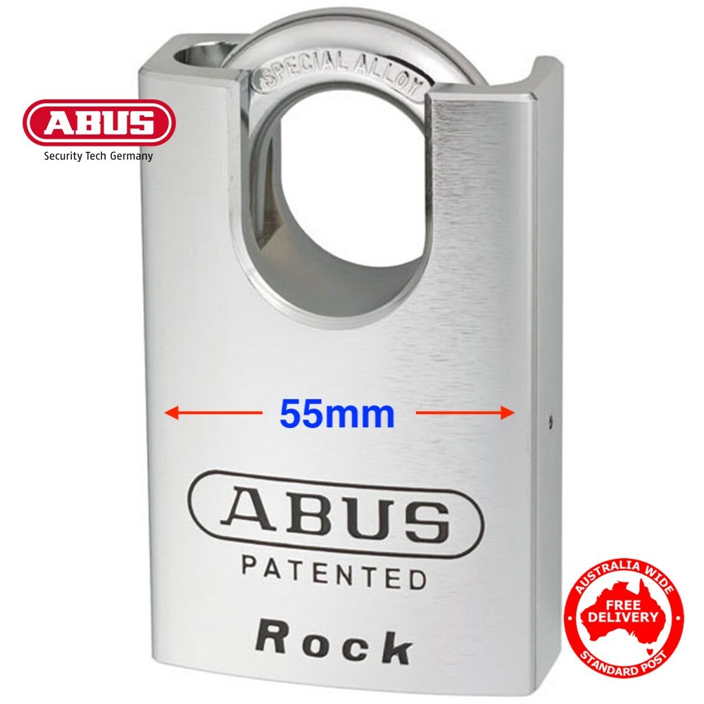 ABUS Padlock 83CS55 High Security ROCK Padlocks, Vending, Tool Sheds-Free Post