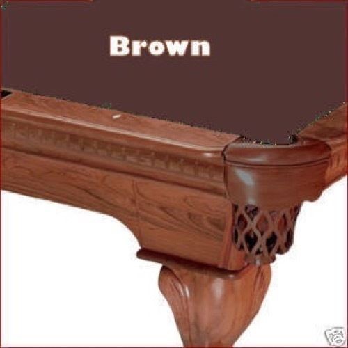 10' Brown ProLine Classic Billiard Pool Table Cloth Felt - SHIPS FAST!