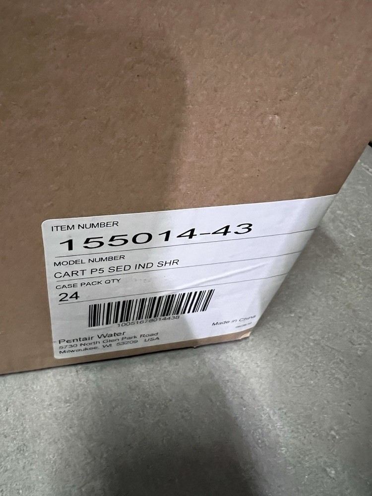 2 Pentek P5 Sediment Filter 5 Micron - Polypropylene Replacement Cartridge