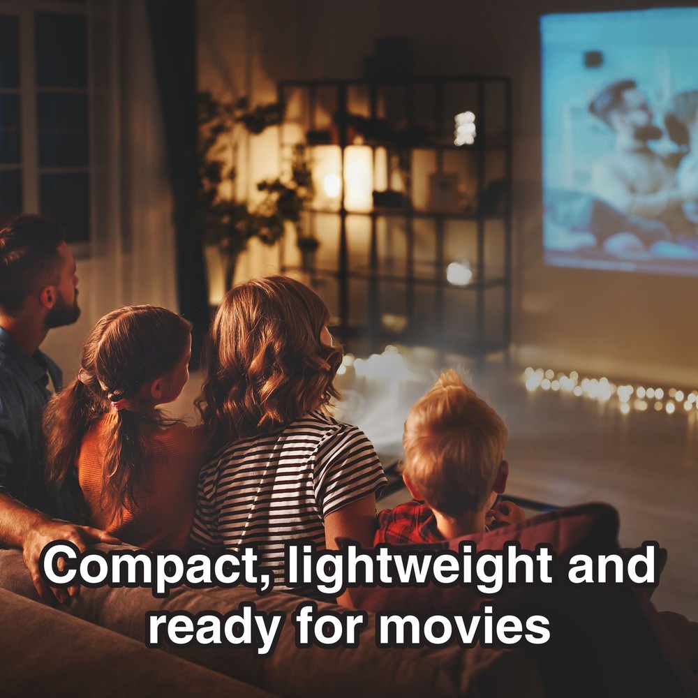 Laser 1080p Android 13 Smart Projector Auto Focus 210 Tilt