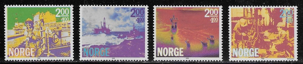Norway Scott #'s B68a-d MNH