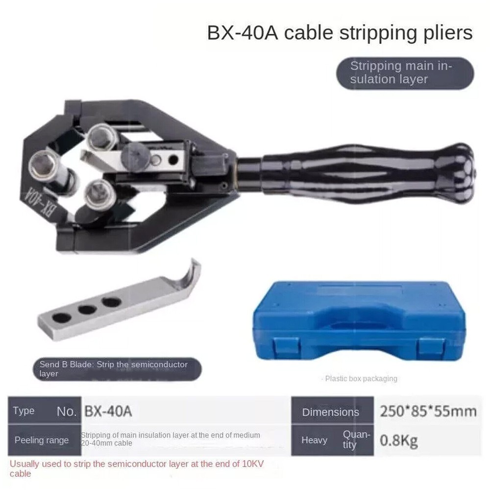 New Manual High Voltage Cable Stripper Semiconductor Stripper Wire Stripper Set