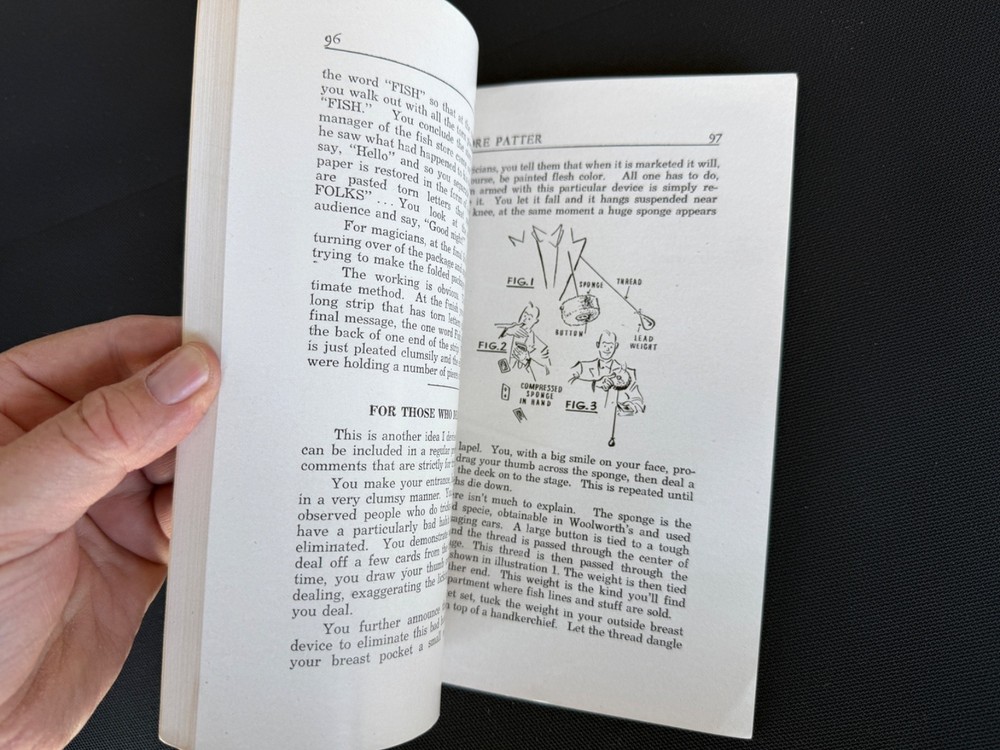 "More Patter" by Sid Lorraine Vintage 1950 Magic Trick Book SIGNED