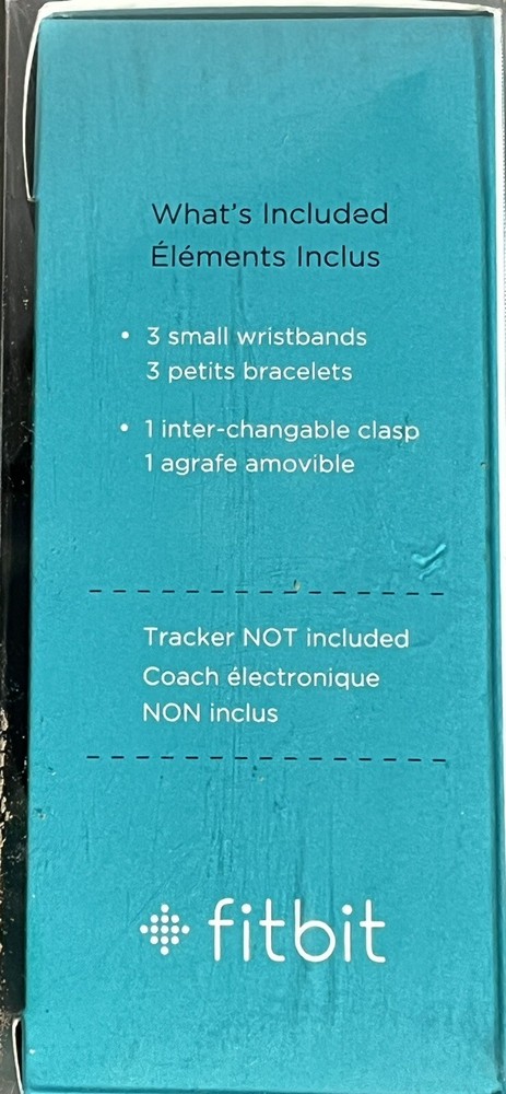 *NEW* Fitbit Flex Accessory Wristbands 3 Pack Small S/P Teal, Navy, Blue