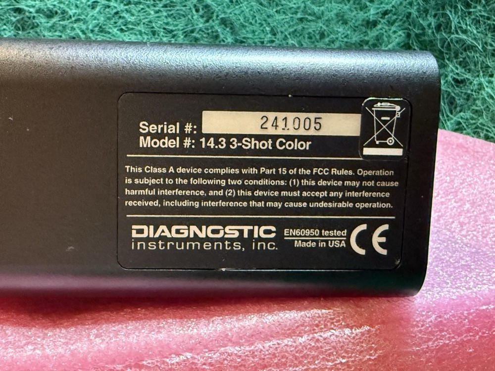 DIAGNOSTIC INSTRUMENTS 14.3 3-SHOT COLOR Camera