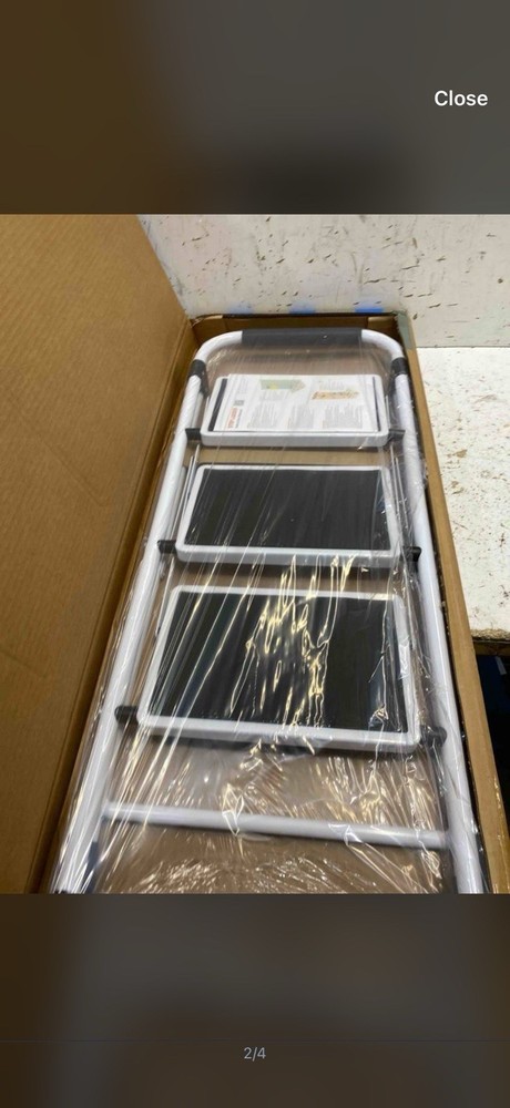 3-Step Folding Step Ladder TH-BTV3BTB-36BK-WJ
