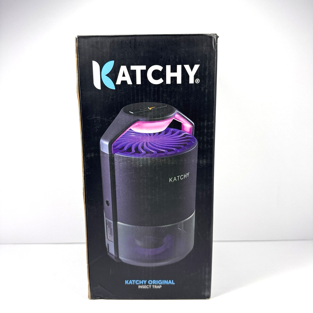 Katchy Automatic Indoor Insect Trap Black Open Box Lightly Used