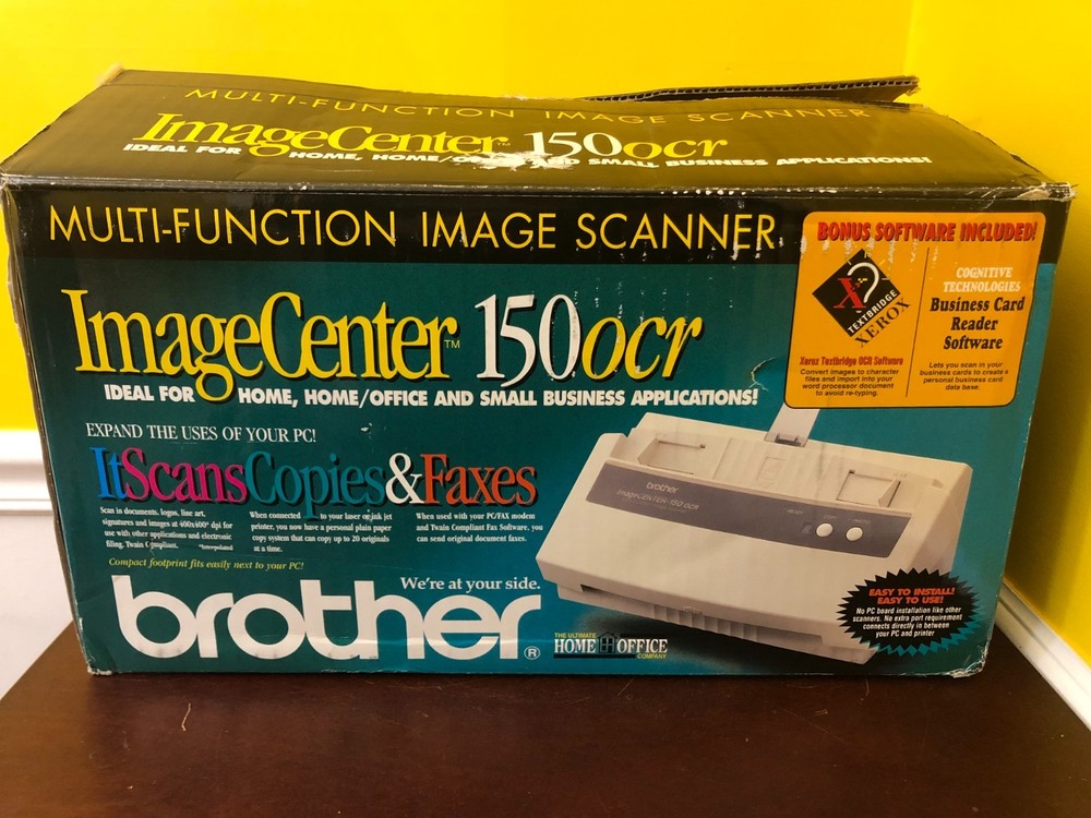 Vintage Brother ImageCenter 150ocr Multi-Function Image Scanner Copier Faxer NOS