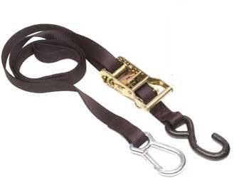 High Roller Tie Downs HR201-10 Ratchet Tie Downs - Black