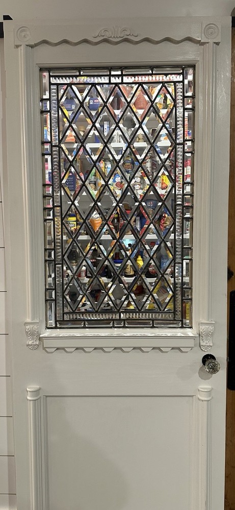 Leaded Glass Pantry Door “Snow White”