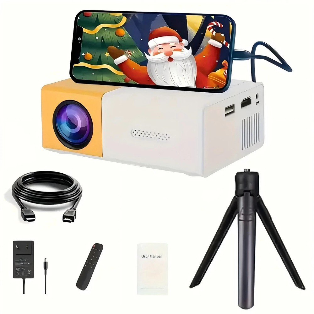 Mini Portable Projector – Compact LED Home Theater Projector