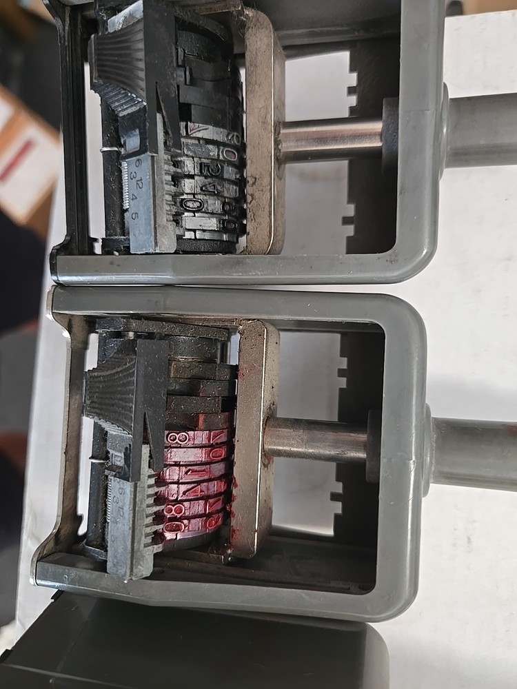 Rollem Numbering Head, 5 Available, Tested Working!! Selling 1 Per Each.