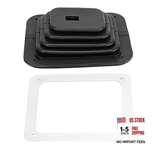 Universal Car Gear Shift Dust Cover, Shifter Boot Replacement for Most Vehicle