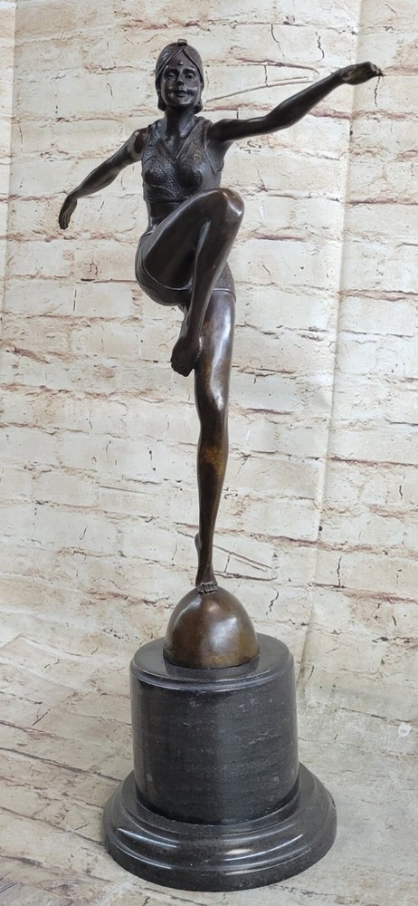 Bronze Sculpture, Hand Made Statue Abstract Modern SOLID ABSTRACT Gift