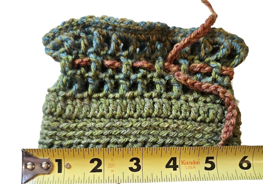 Hand Made Crochet Drawstring Trinket Bag