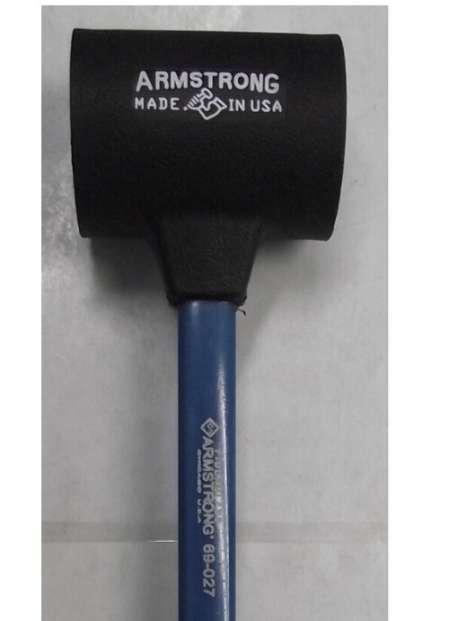 ARMSTRONG 69-017 SOFT FACE HAMMER 2" Face DIAMETER Blue