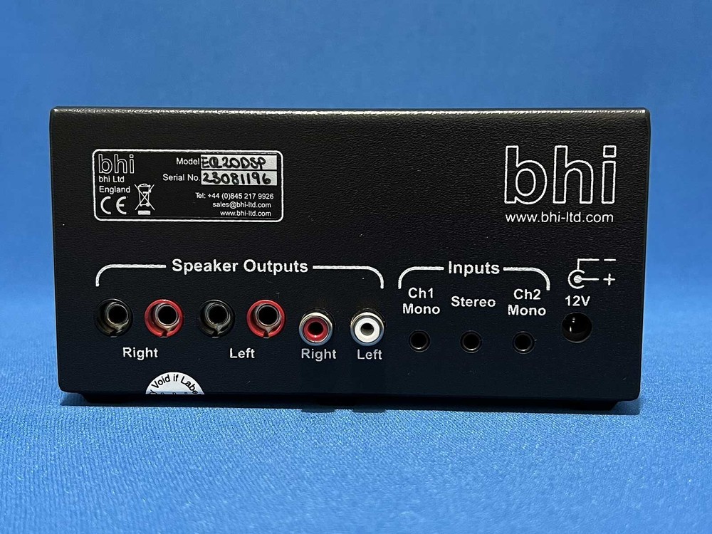 bhi Ltd ParaPro EQ20-DSP DSP noise cancelling unit with parametric equalisation