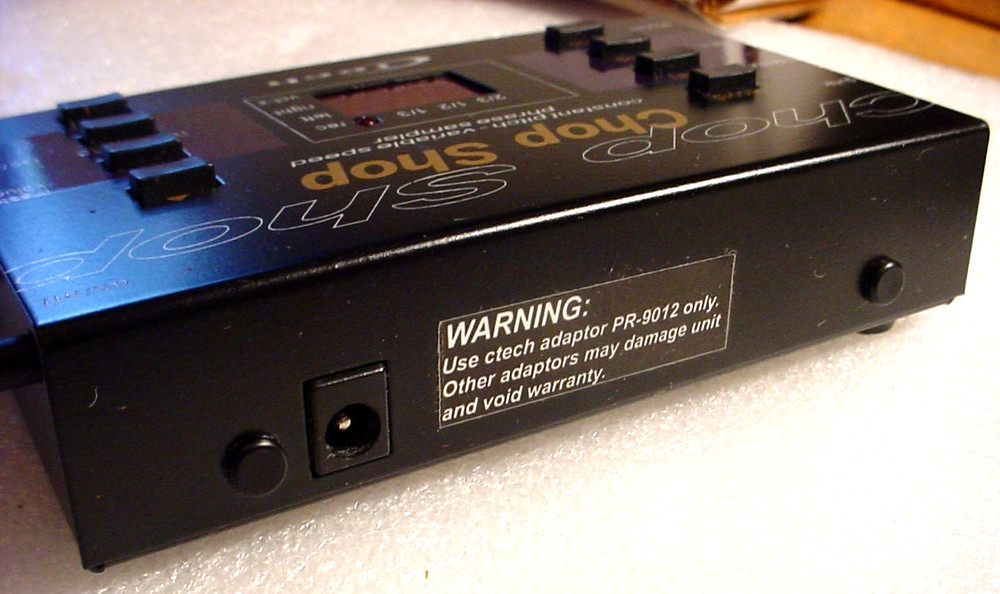 C Tech CHOP SHOP Constant Pitch Variable Speed Phrase SAMPLER W/ BOX & PAPERS