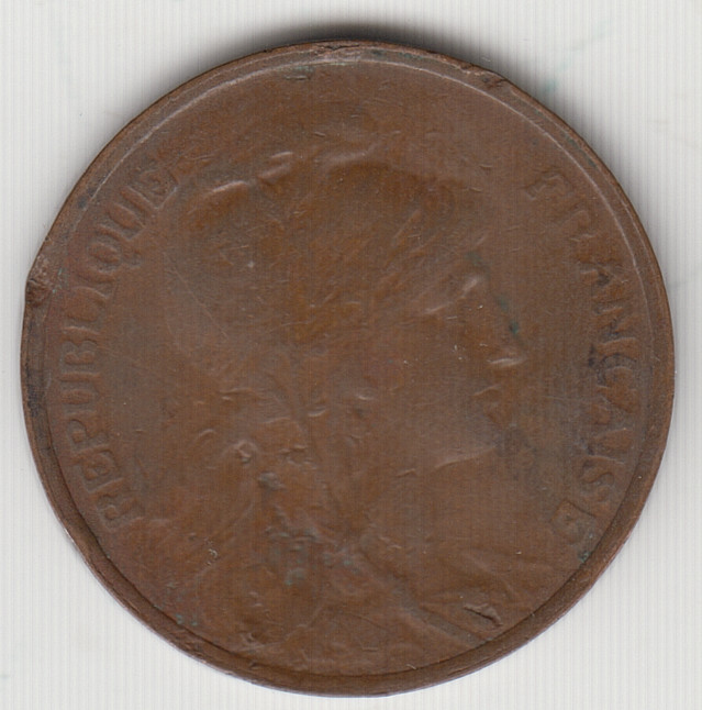 France 5 Centimes 1916