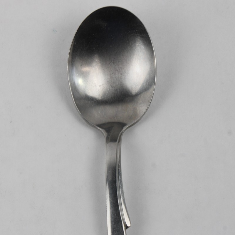 Lot of 6 Wallace Silver Ballet Pattern Solid Serving Spoons 8" Rare