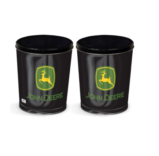 John Deere Black TM Logo Tin With Lid #LP79706