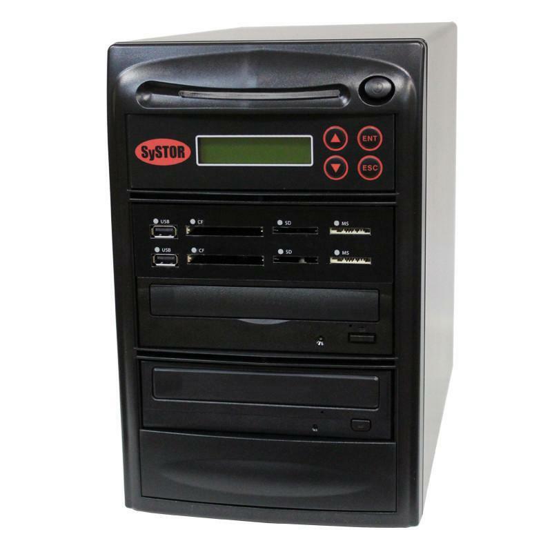 Systor Multi Media PLUS - Flash USB SD CF Backup to 1 Blu-ray BD Duplicator