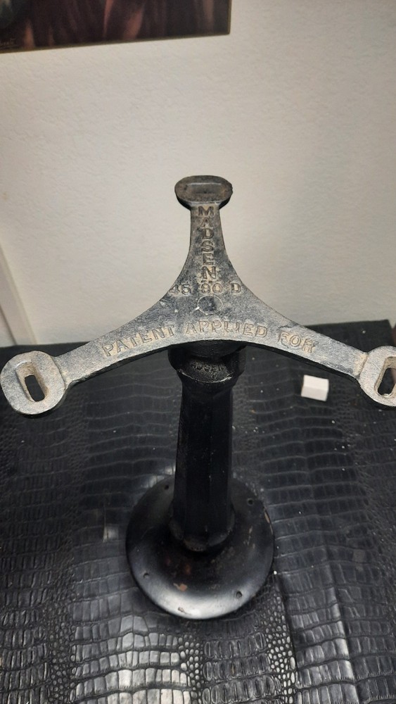 Vintage Castiron Madsen Stool
