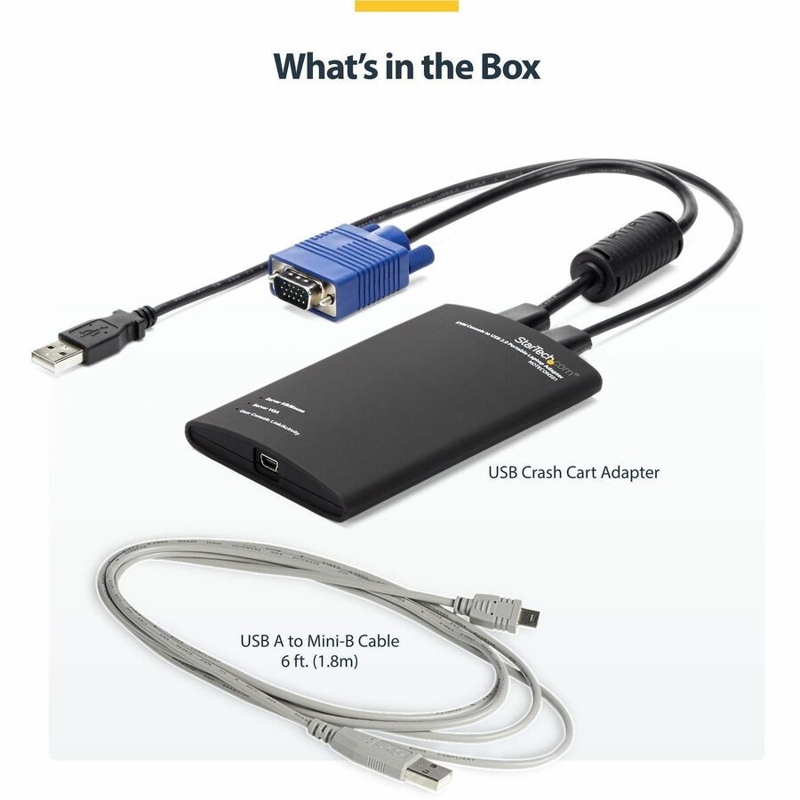 StarTech NOTECONS01 KVM Console to USB 2.0 Portable Adapter