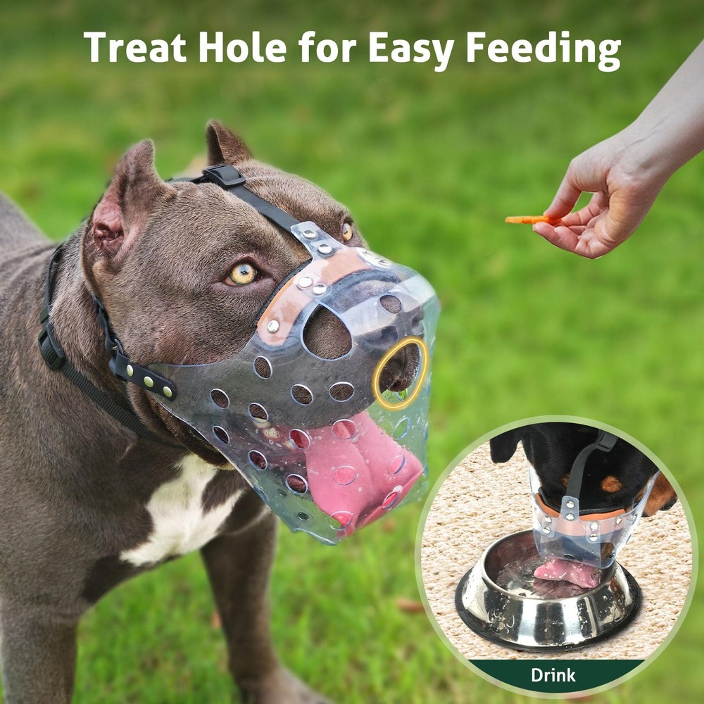 Pitbull Muzzle Basket Muzzle for Large Dogs Rottweiler to Prevent Biting Chew