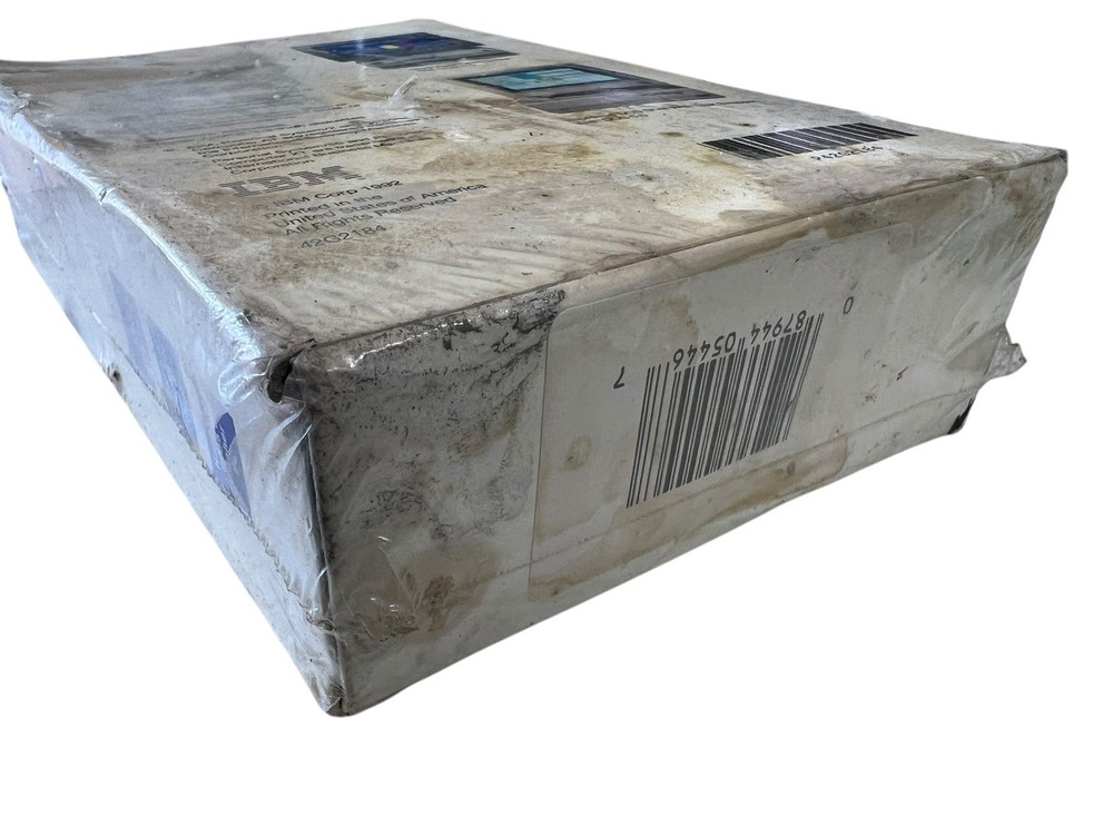 Microsoft MS-DOS 5.0 Sealed Damaged Box READ