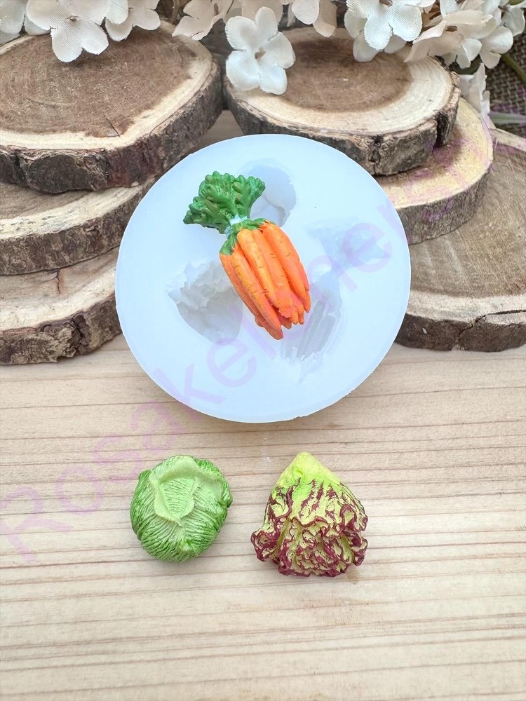 Vegetables handmade silicone mold for crafts